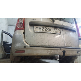 T-VAZ-19A TAVIALS ТСУ со съемным шаром для Лада Ларгус (Lada Largus) 2012-2022, в т.ч. Largus Cross без снятия и выреза бампера. Нагрузки: 900/50 кг, масса фаркопа 17,6 кг (б