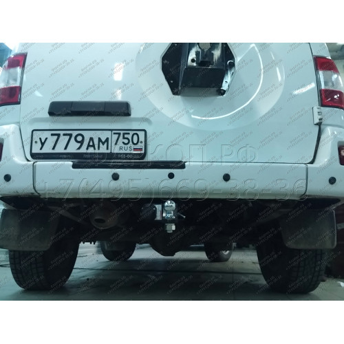 6509-E ORIS Фаркоп на УАЗ 3159, 3160, 3162, 3163 Patriot (Патриот) 4x4 1994-2015, 2015- без подрезки бампера. Тип шара: E. Нагрузки: 1500/75 кг, масса фаркопа 14,1 кг (без электрики в комплекте)