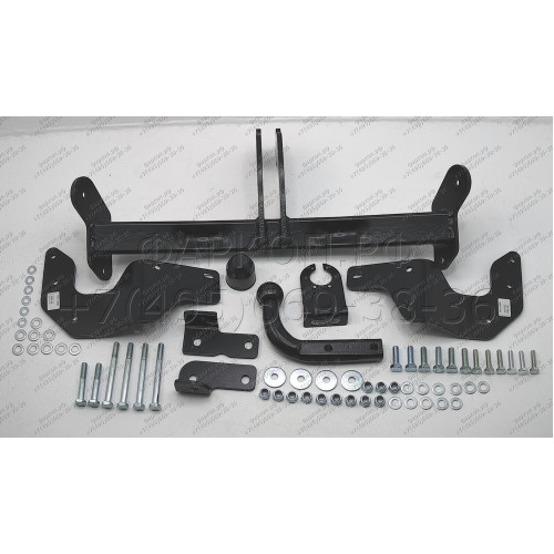 2574.12 SHERIFF Фаркоп на Kia Sorento 2012-2015, Hyundai Santa Fe 2012-2015, 2015-2018, Hyundai Grand Santa Fe 2014-2018 без подрезки бампера. Тип шара: A. Нагрузки: 1500/50 кг, масса фаркопа 17,59 кг (без электрики в комплекте)