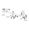 269075 BALTEX Фаркоп на Volkswagen Tiguan 2017-2023, Skoda Kodiaq 2016-2023, 2023-, Volkswagen Tiguan X 2020-, Volkswagen Tiguan L Pro 2024-, Skoda Karoq 2018-, Audi Q3 2019-2025, Jetta VS7 2020-, SEAT Ateca 2016- без выреза в бампере. Тип шара: A. Нагруз