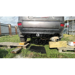 4165-E ORIS Фаркоп на Mitsubishi Outlander XL7 2007-2012, Peugeot 4007 2007-2012, Citroen C-Crosser 2007-2012 без выреза в бампере. Тип шара: E. Нагрузки: 1500/50 кг, масса фаркопа 25,15 кг (без 