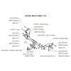 4165-E ORIS Фаркоп на Mitsubishi Outlander XL7 2007-2012, Peugeot 4007 2007-2012, Citroen C-Crosser 2007-2012 без выреза в бампере. Тип шара: E. Нагрузки: 1500/50 кг, масса фаркопа 25,15 кг (без электрики в комплекте)