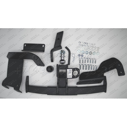 4165-E ORIS Фаркоп на Mitsubishi Outlander XL7 2007-2012, Peugeot 4007 2007-2012, Citroen C-Crosser 2007-2012 без выреза в бампере. Тип шара: E. Нагрузки: 1500/50 кг, масса фаркопа 25,15 кг (без электрики в комплекте)