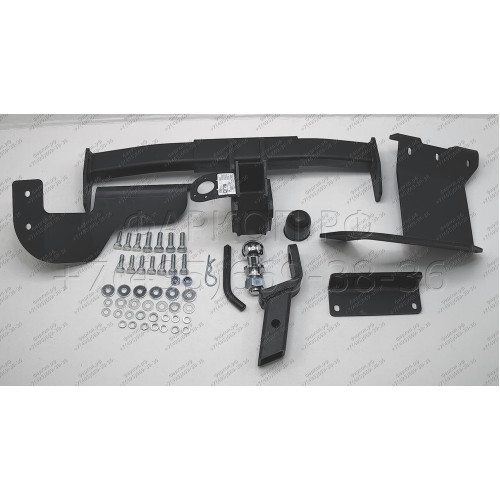 4165-E ORIS Фаркоп на Mitsubishi Outlander XL7 2007-2012, Peugeot 4007 2007-2012, Citroen C-Crosser 2007-2012 без выреза в бампере. Тип шара: E. Нагрузки: 1500/50 кг, масса фаркопа 25,15 кг (без электрики в комплекте)