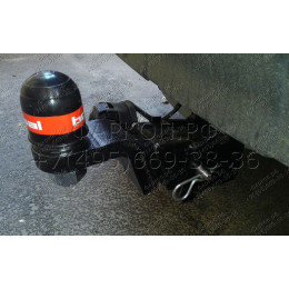 4165-E ORIS Фаркоп на Mitsubishi Outlander XL7 2007-2012, Peugeot 4007 2007-2012, Citroen C-Crosser 2007-2012 без выреза в бампере. Тип шара: E. Нагрузки: 1500/50 кг, масса фаркопа 25,15 кг (без 