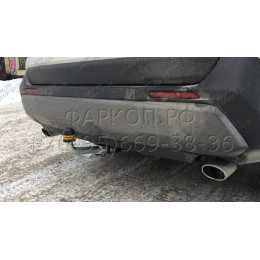 92518-A MOTODOR Фаркоп с оцинкованным шаром на Toyota RAV4 2019-2025, 2025-, Suzuki Across 2020-2025 без выреза в бампере. Тип шара: A. Нагрузки: 2100/100 кг, масса фаркопа 17,8 кг 