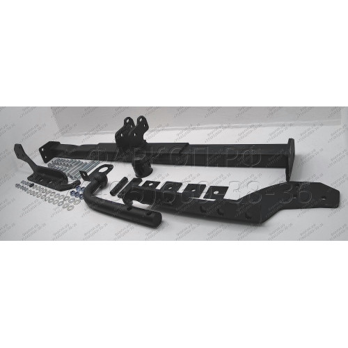 6301-A ORIS Фаркоп на Subaru Forester 1997-2008 без выреза в бампере. Тип шара: A. Нагрузки: 1500/75 кг, масса фаркопа 20,3 кг (без электрики в комплекте)
