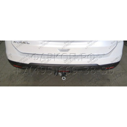 N122-BA TAVIALS ТСУ для Nissan X-Trail T32 2014-2022 без выреза бампера. Тип шара: C (оцинкованный, съемный). Нагрузки: 2000/75 кг, масса фаркопа 20,54 кг (без электрики 