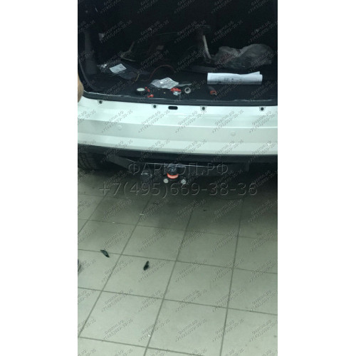 3015-F ORIS Фаркоп на Toyota Fortuner (кроме комплектации TRD) 2017- без выреза в бампере. Тип шара: F. Нагрузки: 2500/100 кг, масса фаркопа 20 кг (без электрики в комплекте)