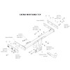 7011-A ORIS Фаркоп на Volvo XC60 2008-2017, Volvo XC70 2007-2016. Необходима подрезка бампера. Тип шара: A. Нагрузки: 1500/75 кг, масса фаркопа 16,05 кг (без электрики в комплекте)