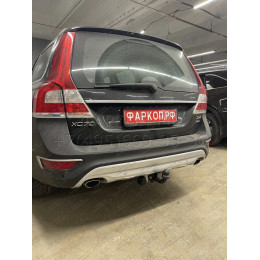 7011-A ORIS Фаркоп на Volvo XC60 2008-2017, Volvo XC70 2007-2016. Необходима подрезка бампера. Тип шара: A. Нагрузки: 1500/75 кг, масса фаркопа 16,05 кг (без электрики в комп