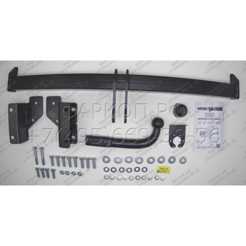 7621-A ORIS Фаркоп на Jaecoo J7 2023-, Omoda C5 рестайлинг 2024- без снятия и подрезки бампера. Тип шара: A. Нагрузки: 1500/75 кг, масса фаркопа 18 кг (без электрики в комплекте)