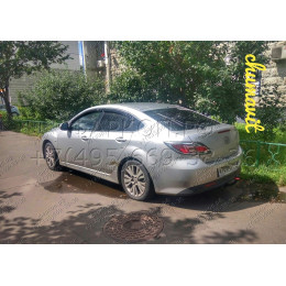 4528-A ORIS Фаркоп на Mazda 6 хетчбек/седан 2008-2013. Необходима подрезка бампера. Тип шара: A. Нагрузки: 1500/70 кг, масса фаркопа 19,4 кг (без электрики в комп