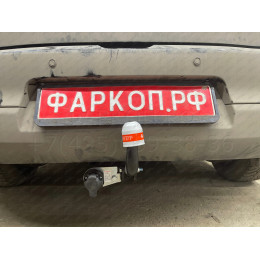 9050 Трейлер Фаркоп для Renault Megane 3 хетчбек 5 дверей 2008-2016 без подрезки бампера. Тип шара: A. Нагрузки: 1050/50 кг, масса фаркопа 17,9 кг (без электрики в 