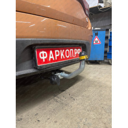 90907-A MOTODOR Фаркоп с оцинкованным шаром на Hyundai Solaris II седан 2017-2022, Kia Rio IV седан (дорестайл) 2017-2021, Solaris HS 2024-. Требуется подрезка бампера. Тип шара: 