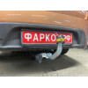 90907-A MOTODOR Фаркоп с оцинкованным шаром на Hyundai Solaris II седан 2017-2022, Kia Rio IV седан (дорестайл) 2017-2021, Solaris HS 2024-. Требуется подрезка бампера. Тип шара: A. Нагрузки: 1200/60 кг, масса фаркопа 15,2 кг (без электрики в комплекте)