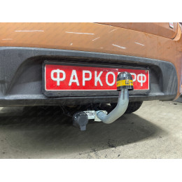 90907-A MOTODOR Фаркоп с оцинкованным шаром на Hyundai Solaris II седан 2017-2022, Kia Rio IV седан (дорестайл) 2017-2021, Solaris HS 2024-. Требуется подрезка бампера. Тип шара: 