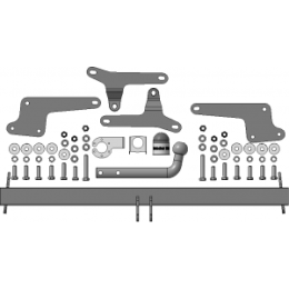 92518-A MOTODOR Фаркоп с оцинкованным шаром на Toyota RAV4 2019-2025, 2025-, Suzuki Across 2020-2025 без выреза в бампере. Тип шара: A. Нагрузки: 2100/100 кг, масса фаркопа 17,8 кг 