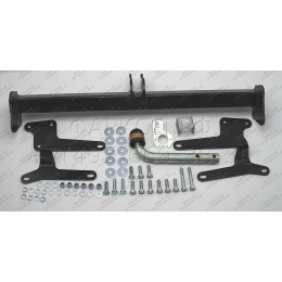 92518-A MOTODOR Фаркоп с оцинкованным шаром на Toyota RAV4 2019-2025, 2025-, Suzuki Across 2020-2025 без выреза в бампере. Тип шара: A. Нагрузки: 2100/100 кг, масса фаркопа 17,8 кг 