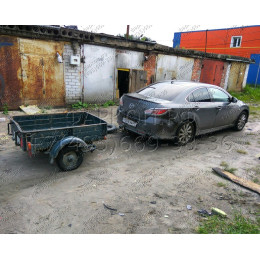 4528-A ORIS Фаркоп на Mazda 6 хетчбек/седан 2008-2013. Необходима подрезка бампера. Тип шара: A. Нагрузки: 1500/70 кг, масса фаркопа 19,4 кг (без электрики в комп