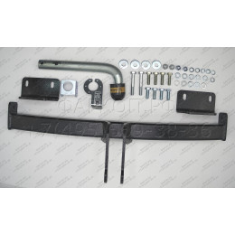 98002-A MOTODOR Фаркоп с оцинкованным шаром на Infiniti QX50 2018-2025, Infiniti QX55 2021-2025 без выреза в бампере. Тип шара: A. Нагрузки 1500/75 кг, масса фаркопа 15,4 кг (без