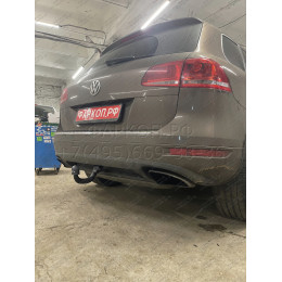 A-093 STEINHOF Фаркоп на Volkswagen Touareg 2002-2010, 2010-2018, Porsche Cayenne 2002-2010, 2010-2017, Audi Q7 (вкл. S-line) 2006-2015. Требуется подрезка бампера. Тип шара: AV (вертикальное быст