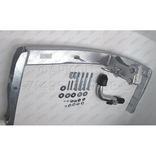 A036C GALIA Полностью оцинкованный фаркоп на Audi A4 седан/универсал (Avant) 2000-2007, включая 4WD (Quattro), SEAT Exeo седан/универсал 2009-2013. Подрозетник убирается за бампер. Тип шара: C (горизонтальный съемный). Невидимый вырез бампера. Нагрузки: 2