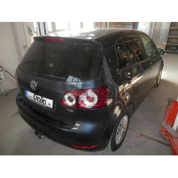A038A GALIA Полностью оцинкованный фаркоп на Audi A3 2003-2008: хетчбек 3 двери, VW Golf V, VI, Plus хетчбек 3/5 дверей 2003-2008, 2008-2013 (2WD только). Тип шара: A. Подрезка б