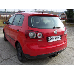 A038A GALIA Полностью оцинкованный фаркоп на Audi A3 2003-2008: хетчбек 3 двери, VW Golf V, VI, Plus хетчбек 3/5 дверей 2003-2008, 2008-2013 (2WD только). Тип шара: A. Подрезка б