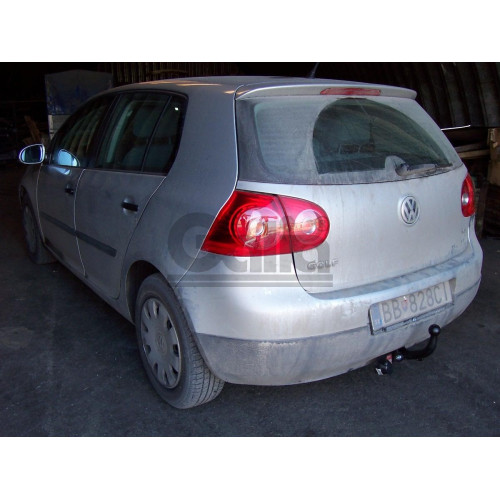 A038A GALIA Полностью оцинкованный фаркоп на Audi A3 2003-2008: хетчбек 3 двери, VW Golf V, VI, Plus хетчбек 3/5 дверей 2003-2008, 2008-2013 (2WD только). Тип шара: A. Подрезка бампера. Нагрузки: 1600/75 кг, масса фаркопа 14,02 кг