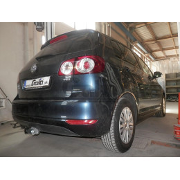 A038A GALIA Полностью оцинкованный фаркоп на Audi A3 2003-2008: хетчбек 3 двери, VW Golf V, VI, Plus хетчбек 3/5 дверей 2003-2008, 2008-2013 (2WD только). Тип шара: A. Подрезка б