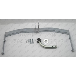 A038A GALIA Полностью оцинкованный фаркоп на Audi A3 2003-2008: хетчбек 3 двери, VW Golf V, VI, Plus хетчбек 3/5 дверей 2003-2008, 2008-2013 (2WD только). Тип шара: A. Подрезка б