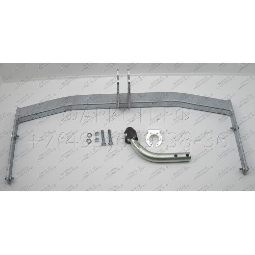 A038A GALIA Полностью оцинкованный фаркоп на Audi A3 2003-2008: хетчбек 3 двери, VW Golf V, VI, Plus хетчбек 3/5 дверей 2003-2008, 2008-2013 (2WD только). Тип шара: A. Подрезка бампера. Нагрузки: 1600/75 кг, масса фаркопа 14,02 кг