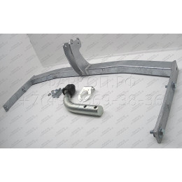A038A GALIA Полностью оцинкованный фаркоп на Audi A3 2003-2008: хетчбек 3 двери, VW Golf V, VI, Plus хетчбек 3/5 дверей 2003-2008, 2008-2013 (2WD только). Тип шара: A. Подрезка б