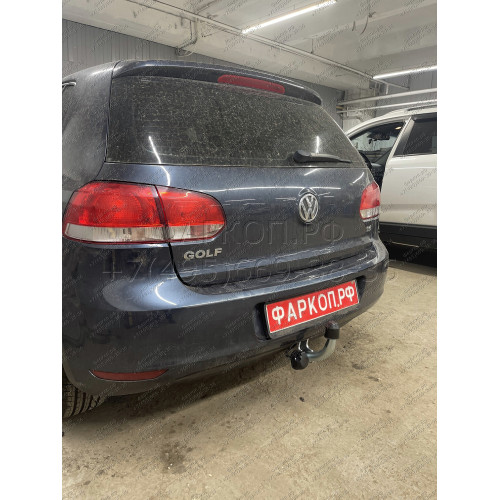 A038A GALIA Полностью оцинкованный фаркоп на Audi A3 2003-2008: хетчбек 3 двери, VW Golf V, VI, Plus хетчбек 3/5 дверей 2003-2008, 2008-2013 (2WD только). Тип шара: A. Подрезка бампера. Нагрузки: 1600/75 кг, масса фаркопа 14,02 кг