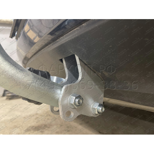 A038A GALIA Полностью оцинкованный фаркоп на Audi A3 2003-2008: хетчбек 3 двери, VW Golf V, VI, Plus хетчбек 3/5 дверей 2003-2008, 2008-2013 (2WD только). Тип шара: A. Подрезка бампера. Нагрузки: 1600/75 кг, масса фаркопа 14,02 кг