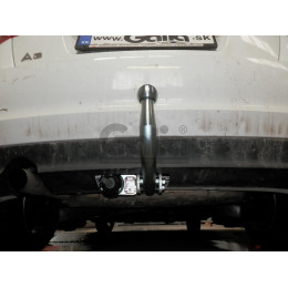 A045A GALIA Полностью оцинкованный фаркоп на Audi A3 Sportback хетчбек 5 дверей 2004-2008, 2008-2013. Тип шара: A. Подрезка бампера. Нагрузки: 1600/75 кг, масса фаркопа 