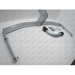 A045A GALIA Полностью оцинкованный фаркоп на Audi A3 Sportback хетчбек 5 дверей 2004-2008, 2008-2013. Тип шара: A. Подрезка бампера. Нагрузки: 1600/75 кг, масса фаркопа 