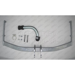 A045A GALIA Полностью оцинкованный фаркоп на Audi A3 Sportback хетчбек 5 дверей 2004-2008, 2008-2013. Тип шара: A. Подрезка бампера. Нагрузки: 1600/75 кг, масса фаркопа 