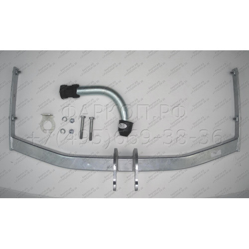 A045A GALIA Полностью оцинкованный фаркоп на Audi A3 Sportback хетчбек 5 дверей 2004-2008, 2008-2013. Тип шара: A. Подрезка бампера. Нагрузки: 1600/75 кг, масса фаркопа 15,02 кг