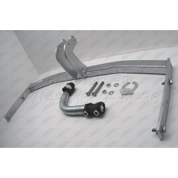 A045A GALIA Полностью оцинкованный фаркоп на Audi A3 Sportback хетчбек 5 дверей 2004-2008, 2008-2013. Тип шара: A. Подрезка бампера. Нагрузки: 1600/75 кг, масса фаркопа 