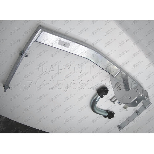 A045A GALIA Полностью оцинкованный фаркоп на Audi A3 Sportback хетчбек 5 дверей 2004-2008, 2008-2013. Тип шара: A. Подрезка бампера. Нагрузки: 1600/75 кг, масса фаркопа 15,02 кг