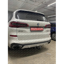 B-088 STEINHOF Фаркоп на BMW X5 G05 2018-, BMW X7 G07 2019-, BMW X6 G06 2019- без подрезки бампера. Тип шара: A. Нагрузки: 3500/200 кг, масса фаркопа 23,4 кг (без электрики в компл