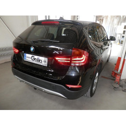 B018C GALIA Полностью оцинкованный фаркоп на BMW X1 E84 2009-2015, кроме M-обвеса. Подрозетник убирается за бампер. Тип шара: C (горизонтальный съемный). Бе