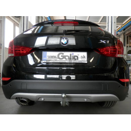 B018C GALIA Полностью оцинкованный фаркоп на BMW X1 E84 2009-2015, кроме M-обвеса. Подрозетник убирается за бампер. Тип шара: C (горизонтальный съемный). Бе