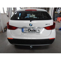 B018C GALIA Полностью оцинкованный фаркоп на BMW X1 E84 2009-2015, кроме M-обвеса. Подрозетник убирается за бампер. Тип шара: C (горизонтальный съемный). Бе
