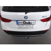 B018C GALIA Полностью оцинкованный фаркоп на BMW X1 E84 2009-2015, кроме M-обвеса. Подрозетник убирается за бампер. Тип шара: C (горизонтальный съемный). Без выреза бампера. Нагрузки: 2000/85 кг, масса фаркопа 14,07 кг