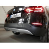 B018C GALIA Полностью оцинкованный фаркоп на BMW X1 E84 2009-2015, кроме M-обвеса. Подрозетник убирается за бампер. Тип шара: C (горизонтальный съемный). Без выреза бампера. Нагрузки: 2000/85 кг, масса фаркопа 14,07 кг