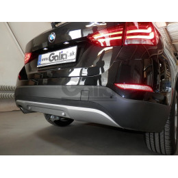 B018C GALIA Полностью оцинкованный фаркоп на BMW X1 E84 2009-2015, кроме M-обвеса. Подрозетник убирается за бампер. Тип шара: C (горизонтальный съемный). Бе