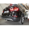 B018C GALIA Полностью оцинкованный фаркоп на BMW X1 E84 2009-2015, кроме M-обвеса. Подрозетник убирается за бампер. Тип шара: C (горизонтальный съемный). Без выреза бампера. Нагрузки: 2000/85 кг, масса фаркопа 14,07 кг